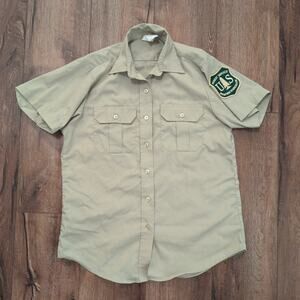 USDA US Forest Service Department of Agriculture (Size 34 Long) Button Up Shirt